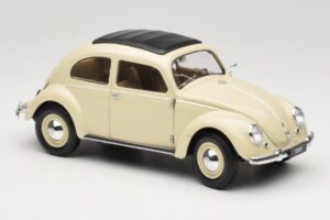 Volkswagen Beetle Type 1 Classic Hvid Welly 1:18 18040W Metal — billede 6 af 8