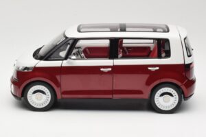 Volkswagen Bulli Minibus Concept Rød & Hvid Norev 1:18 7E9099203BL9 Metal — billede 4 af 8