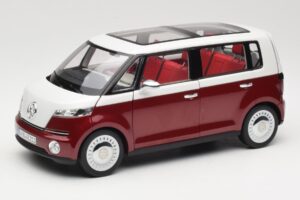 Volkswagen Bulli Minibus Concept Rød & Hvid Norev 1:18 7E9099203BL9 Metal