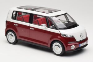 Volkswagen Bulli Minibus Concept Rød & Hvid Norev 1:18 7E9099203BL9 Metal — billede 6 af 8