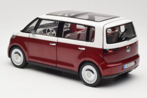 Volkswagen Bulli Minibus Concept Rød & Hvid Norev 1:18 7E9099203BL9 Metal — billede 7 af 8