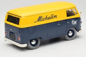 Volkswagen T1 Combi Michelin Sort & Gul Solido 1:18 9406 Metal — billede 3 af 8