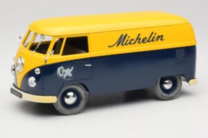 Volkswagen T1 Combi Michelin Sort & Gul Solido 1:18 9406 Metal
