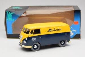 Volkswagen T1 Combi Michelin Sort & Gul Solido 1:18 9406 Metal — billede 8 af 8