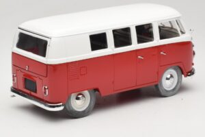 Volkswagen Combi T1 Rød & Hvid Solido 1:18 8031 Metal — billede 3 af 8