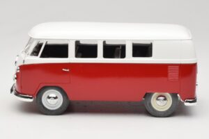 Volkswagen Combi T1 Rød & Hvid Solido 1:18 8031 Metal — billede 4 af 8