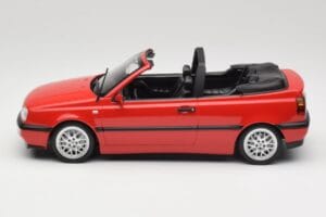 Volkswagen Golf Cabriolet Mk3 Rød Norev 1:18 188433 Metal — billede 3 af 6
