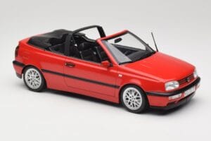 Volkswagen Golf Cabriolet Mk3 Rød Norev 1:18 188433 Metal — billede 4 af 6