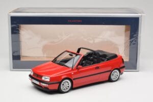 Volkswagen Golf Cabriolet Mk3 Rød Norev 1:18 188433 Metal — billede 6 af 6