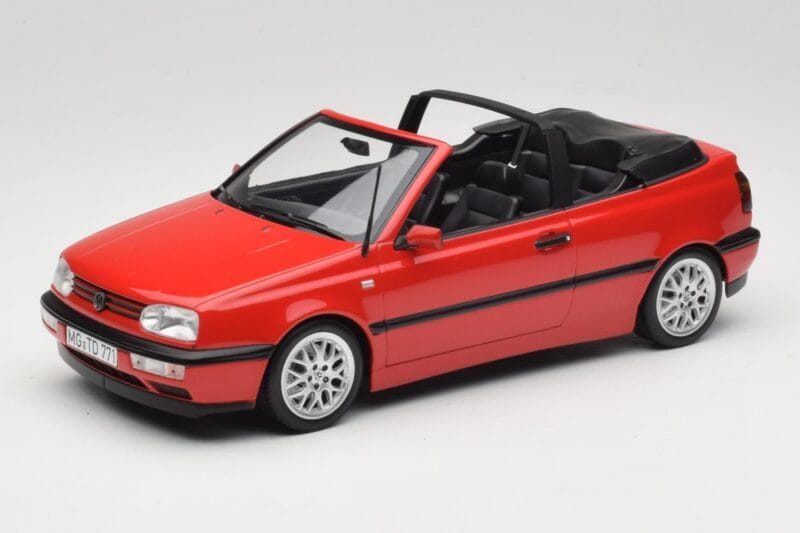 Volkswagen Golf Cabriolet Mk3 Rød Norev 1:18 188433 Metal