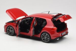 Volkswagen Golf GTI Mk8 Tornado Red Norev 1:18 188595 Metal — billede 5 af 8