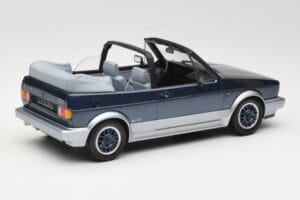 Volkswagen Golf Mk1 Cabriolet Bel Air Blue Metallic Norev 1:18 188404 Metal — billede 2 af 6