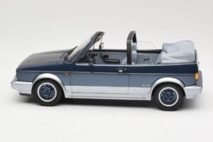 Volkswagen Golf Mk1 Cabriolet Bel Air Blue Metallic Norev 1:18 188404 Metal — billede 3 af 6