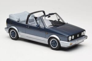 Volkswagen Golf Mk1 Cabriolet Bel Air Blue Metallic Norev 1:18 188404 Metal — billede 4 af 6