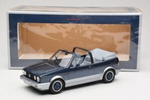Volkswagen Golf Mk1 Cabriolet Bel Air Blue Metallic Norev 1:18 188404 Metal — billede 6 af 6