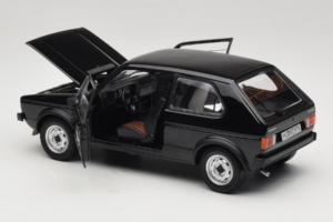Volkswagen Golf Mk1 GTI Sort Norev 1:18 188487 Metal — billede 5 af 8