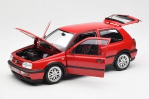 Volkswagen Golf Mk3 GTI Flash Red Norev 1:18 188418 Metal — billede 2 af 8