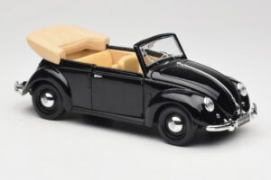 Volkswagen Beetle Cabriolet Sort Maisto 1:18 37800-M6 Metal — billede 6 af 8