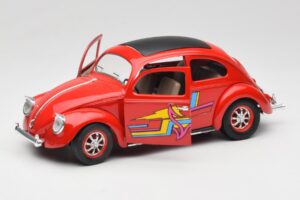 Volkswagen Beetle Rød Solido 1:18 8306 Metal — billede 2 af 8