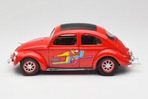 Volkswagen Beetle Rød Solido 1:18 8306 Metal — billede 4 af 8