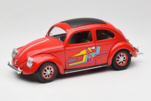 Volkswagen Beetle Rød Solido 1:18 8306 Metal