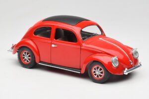 Volkswagen Beetle Rød Solido 1:18 8306 Metal — billede 6 af 8