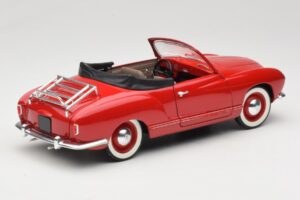 Volkswagen Karmann Ghia Cabriolet Rød Solido 1:18 8058 Metal — billede 3 af 8