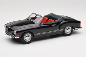 Volkswagen Karmann Ghia Cabriolet Sort Minichamps 1:18 155054031 Metal
