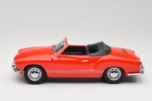 Volkswagen Karmann Ghia Cabriolet Rød Minichamps 1:18 155054030 Metal — billede 3 af 6