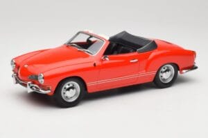 Volkswagen Karmann Ghia Cabriolet Rød Minichamps 1:18 155054030 Metal