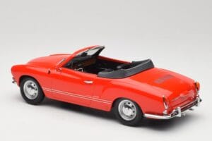 Volkswagen Karmann Ghia Cabriolet Rød Minichamps 1:18 155054030 Metal — billede 5 af 6