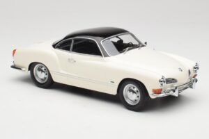 Volkswagen Karmann Ghia Creme Sort Minichamps 1:18 155054021 Metal — billede 4 af 6