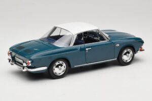 Volkswagen Karmann Ghia Type 34 1500 Sea Blue Norev 1:18 188646 Metal — billede 3 af 8