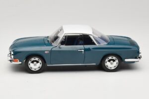 Volkswagen Karmann Ghia Type 34 1500 Sea Blue Norev 1:18 188646 Metal — billede 4 af 8