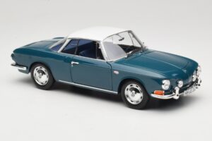 Volkswagen Karmann Ghia Type 34 1500 Sea Blue Norev 1:18 188646 Metal — billede 6 af 8