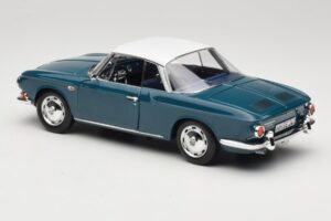 Volkswagen Karmann Ghia Type 34 1500 Sea Blue Norev 1:18 188646 Metal — billede 7 af 8
