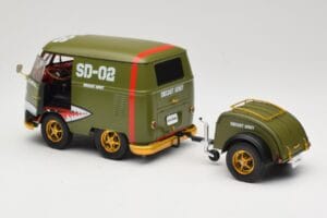 Volkswagen Kool Kombi Army Fighter Green Solido 1:18 S1810901 Metal — billede 5 af 8