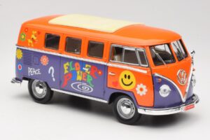 Volkswagen Microbus T1 Flower Power Road Signature 1:18 92329 Metal — billede 6 af 8