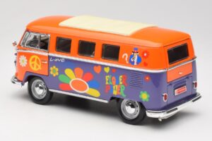 Volkswagen Microbus T1 Flower Power Road Signature 1:18 92329 Metal — billede 7 af 8