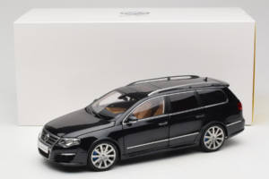 Volkswagen Passat B6 R36 Variant Sort NZG 1:18 KF044-4A Metal — billede 8 af 8