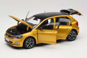 Volkswagen Polo Plus Gul OEM 1:18 ZVY000009GEL Metal — billede 2 af 8