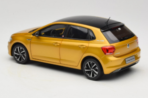 Volkswagen Polo Plus Gul OEM 1:18 ZVY000009GEL Metal — billede 7 af 8