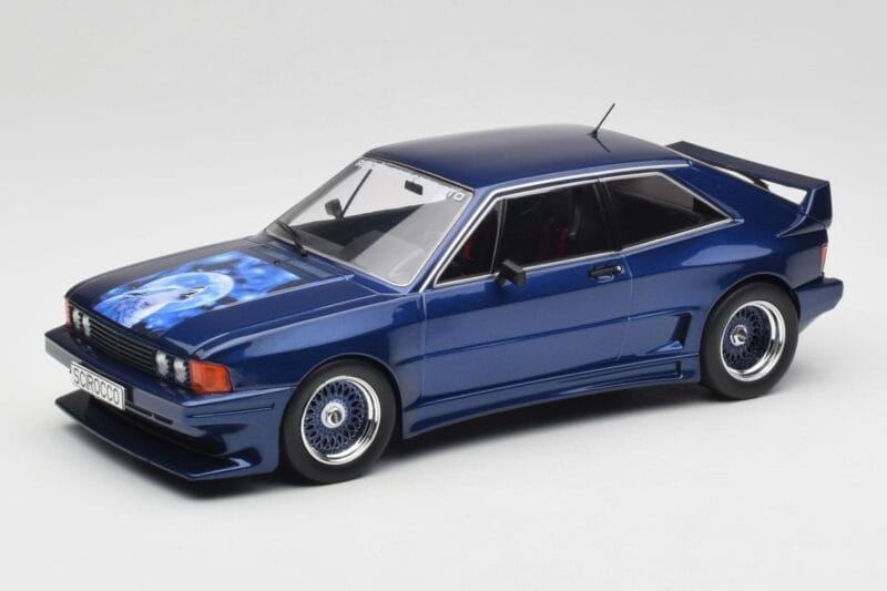Volkswagen Rieger Scirocco Mk1 GTO Blå MCG 1:18 MCG18448 Metal