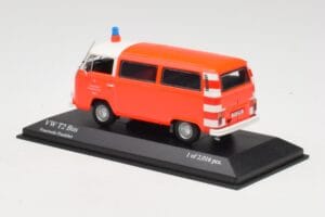 Volkswagen T2 Bus Brandvæsen Frankfurt Minichamps 1:43 400053091 Metal — billede 3 af 4