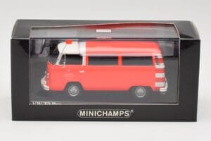 Volkswagen T2 Bus Brandvæsen Frankfurt Minichamps 1:43 400053091 Metal — billede 4 af 4