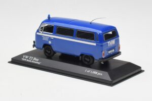 Volkswagen T2 Bus THW Minichamps 1:43 400053094 Metal — billede 3 af 4