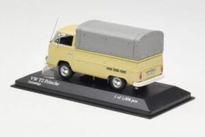 Volkswagen T2 Flatbed Beige Minichamps 1:43 400053204 Metal — billede 3 af 4