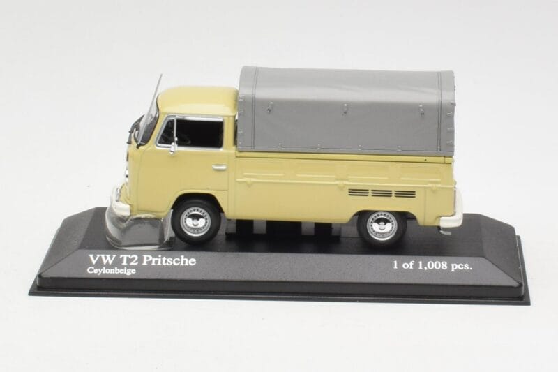 Volkswagen T2 Flatbed Beige Minichamps 1:43 400053204 Metal