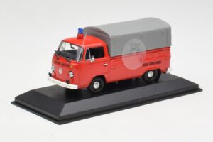 Volkswagen T2 Flatbed Brandvæsen Dortmund Minichamps 1:43 400053290 Metal — billede 2 af 4