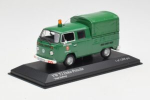 Volkswagen T2b Double Cab Flatbed Stadt Solberg Minichamps 1:43 400053261 Metal — billede 2 af 4